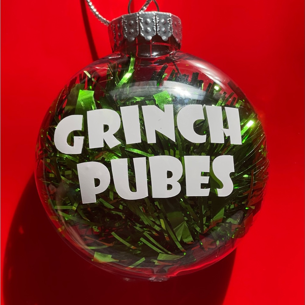 Funny Grinch Ornament